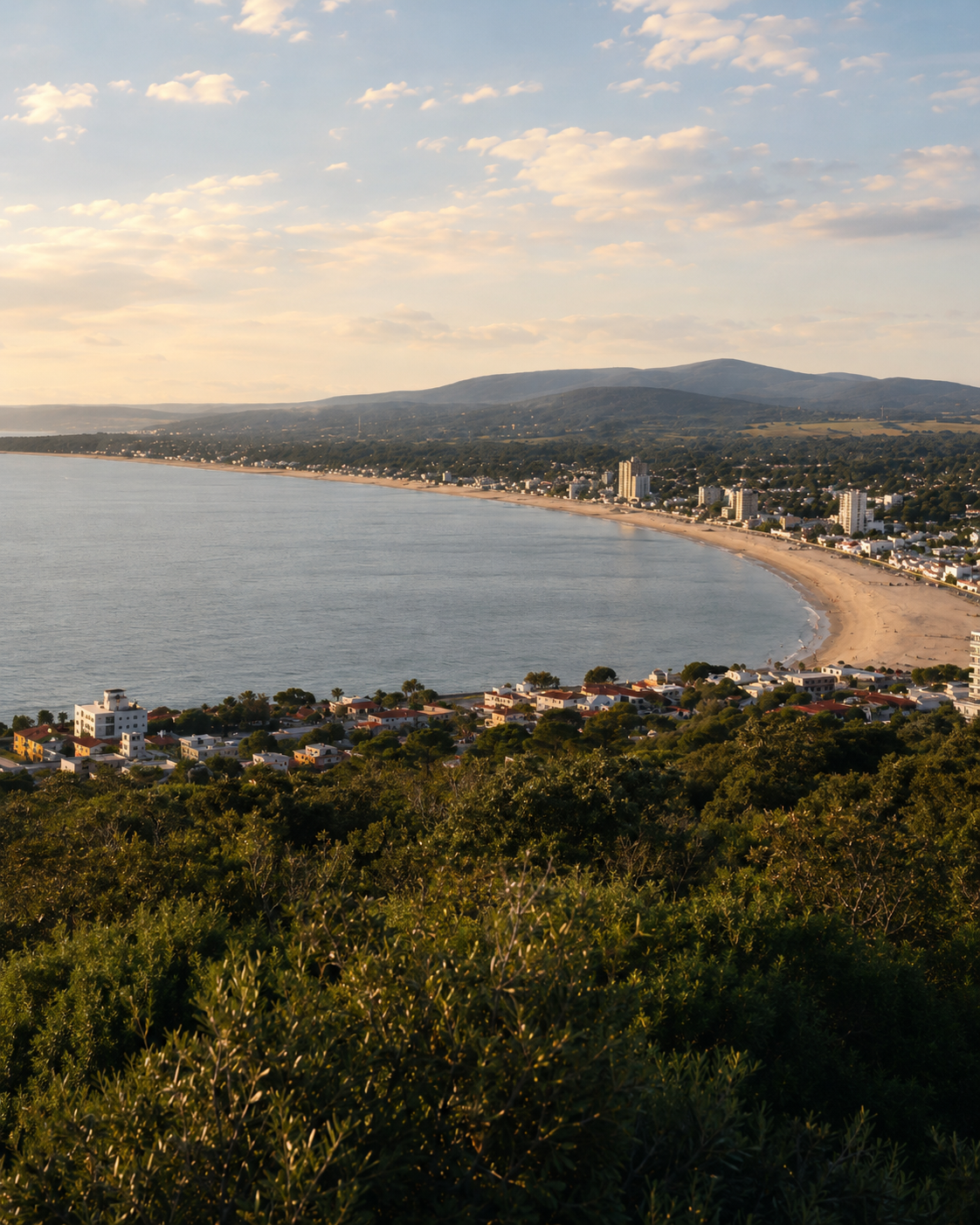 Vista panorámica de Piriápolis